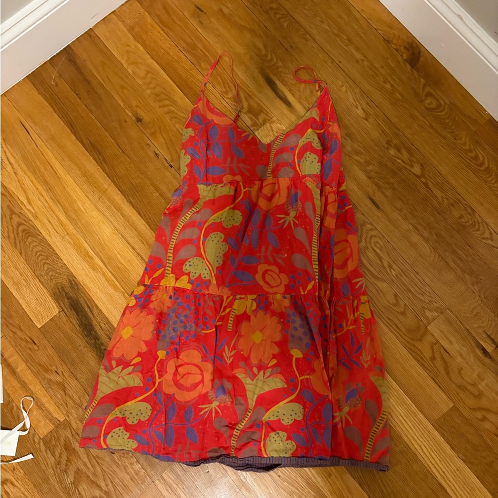 Anthropologie Vibrant Floral Dress